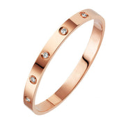 ETERNIDAD ZIRCON BRACELET (ROSE GOLD)