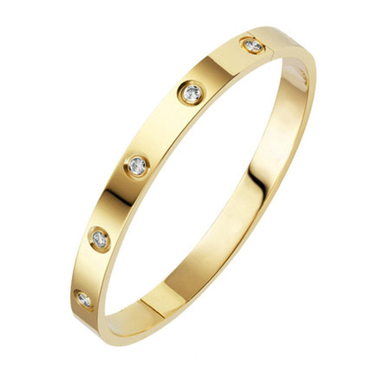 ETERNIDAD ZIRCON BRACELET (GOLD)