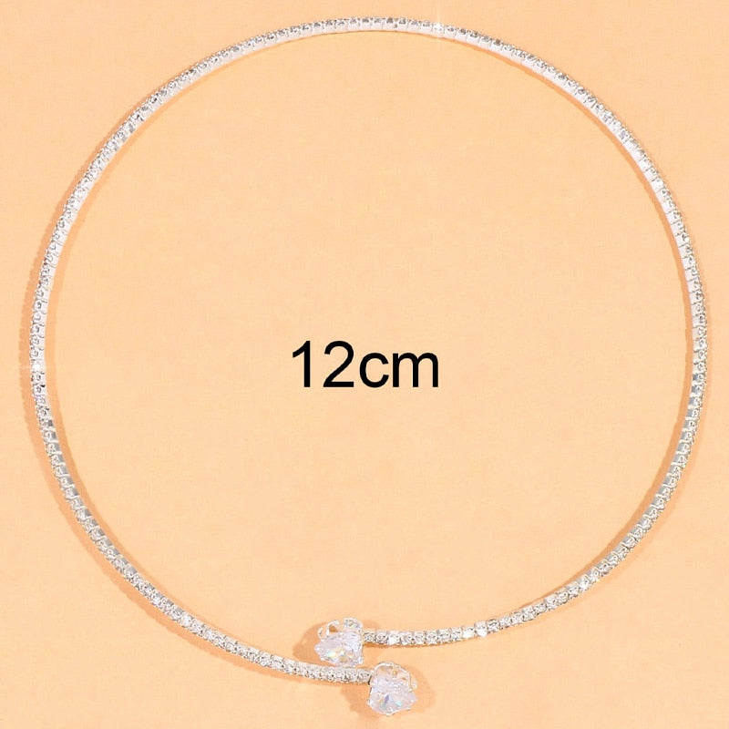 CRISTAL NECKLACE (SILVER)